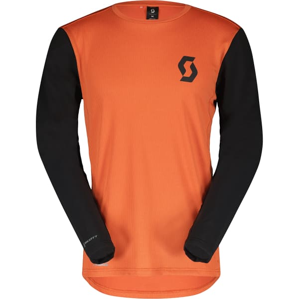 SCOTT SHIRT M'S TRAIL VERTIC LS BLAZE ORANGE/BLACK 23