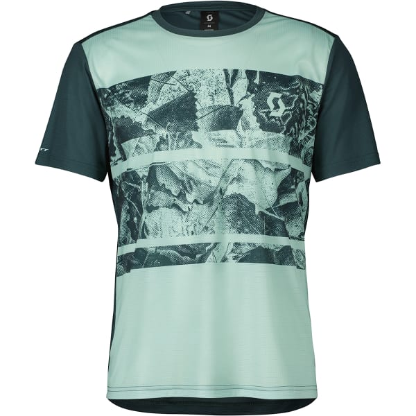 SCOTT SHIRT M'S TRAIL FLOW SS MINERAL GREEN/ARUBA GREEN 23