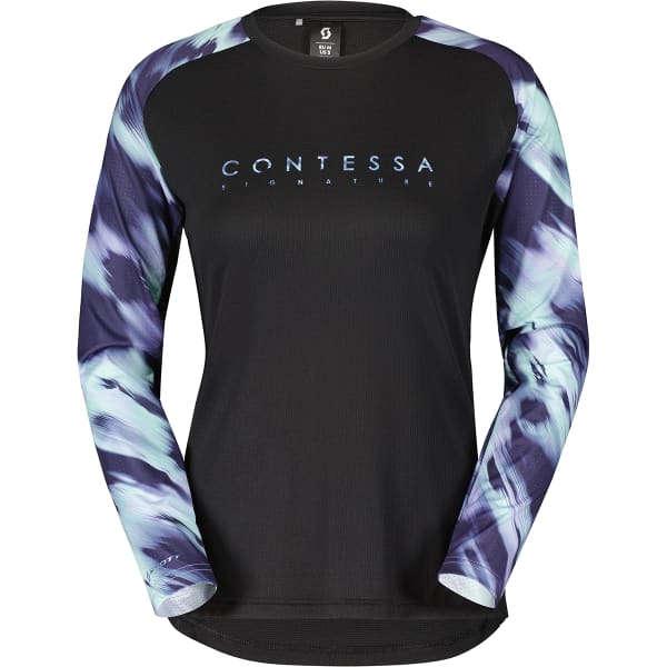 SCOTT SHIRT W'S TRAIL CONTESSA SIGN LS BLACK 23