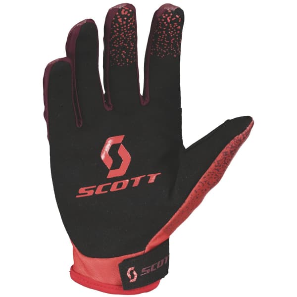 SCOTT GLOVE 350 DIRT EVO JR RED/BLACK 23