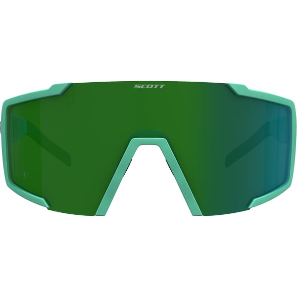 SCOTT SHIELD COMPACT SOFT TEAL GREEN/GREEN CHROME 23
