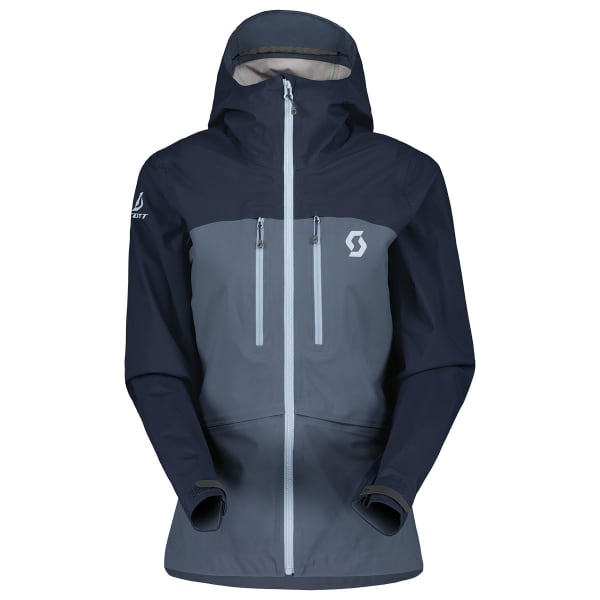  SCOTT JKT W'S EXPLORAIR DRYOSPUN 3L DARK BLUE/METAL BLUE 23