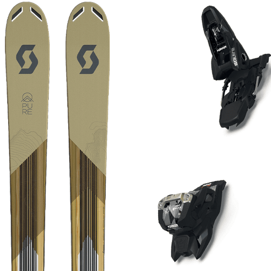  SCOTT PURE MISSION 98TI + MARKER SQUIRE 11 BLACK