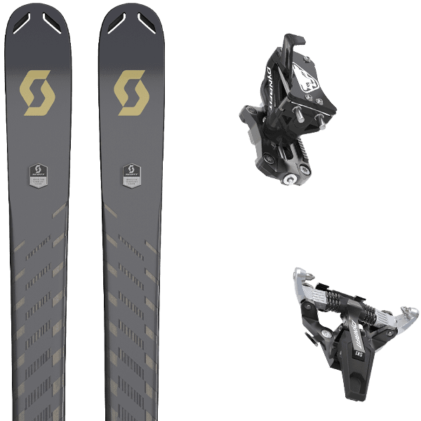  SCOTT SUPERGUIDE FREETOUR + DYNAFIT SPEED TURN BLACK/SILVER