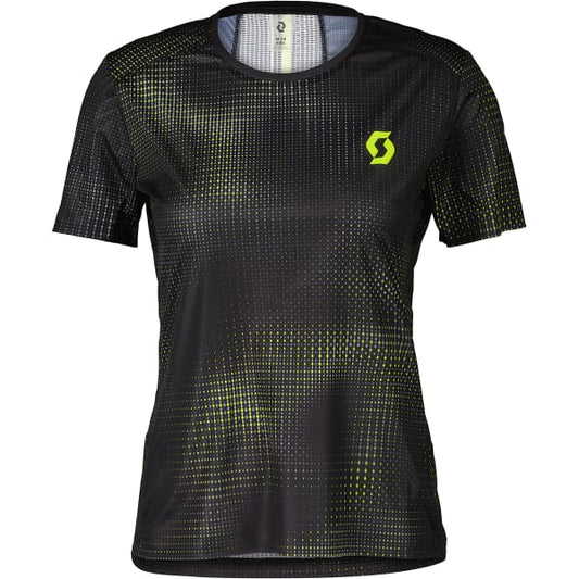  SCOTT SHIRT W'S RC RUN SS BLACK/YELLOW 23