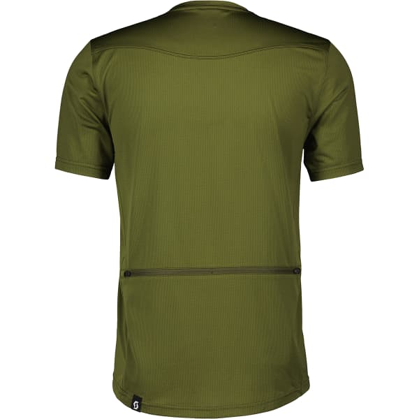  SCOTT TEE M'S GRAVEL 20 SS FIR GREEN/BLACK 23