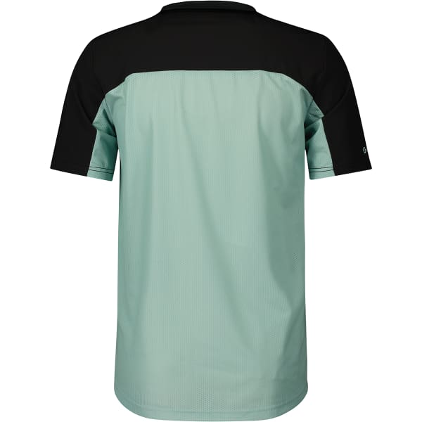 SCOTT SHIRT M'S TRAIL VERTIC ZIP SS MINERAL GREEN/BLACK 23