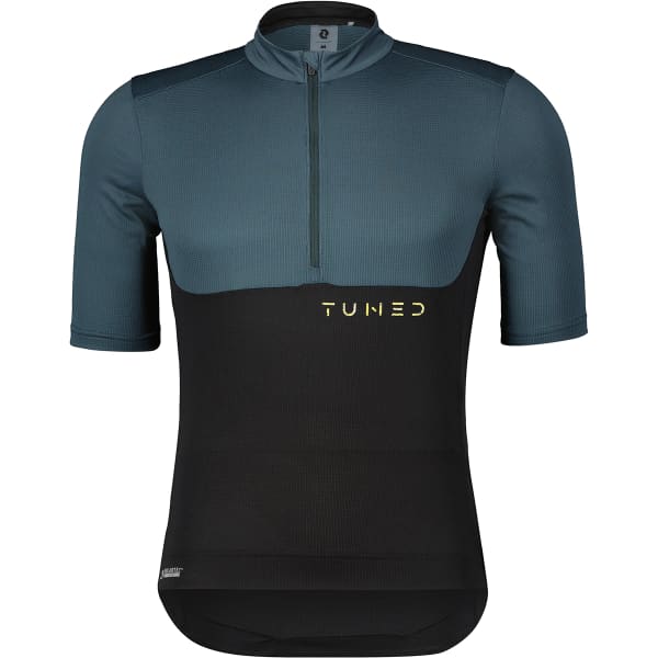  SCOTT SHIRT M'S GRAVEL TUNED SS BLACK/ARUBA GREEN 23