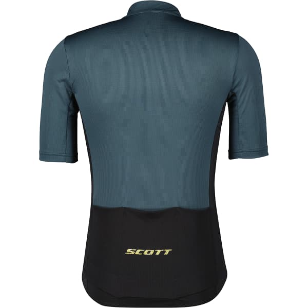 SCOTT SHIRT M'S GRAVEL TUNED SS BLACK/ARUBA GREEN 23