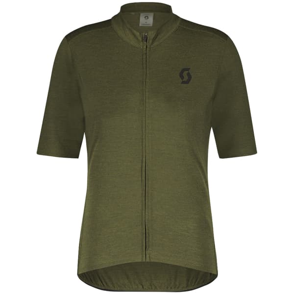  SCOTT SHIRT M'S GRAVEL MERINO SS FIR GREEN/BLACK 23