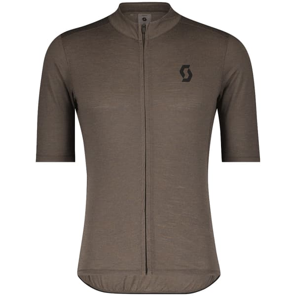  SCOTT SHIRT M'S GRAVEL MERINO SS SHADOW BROWN/BLACK 23