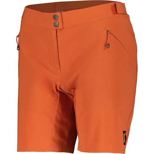  SCOTT SHORTS W'S ENDURANCE LS/FIT W/PAD BRAZE ORANGE 23