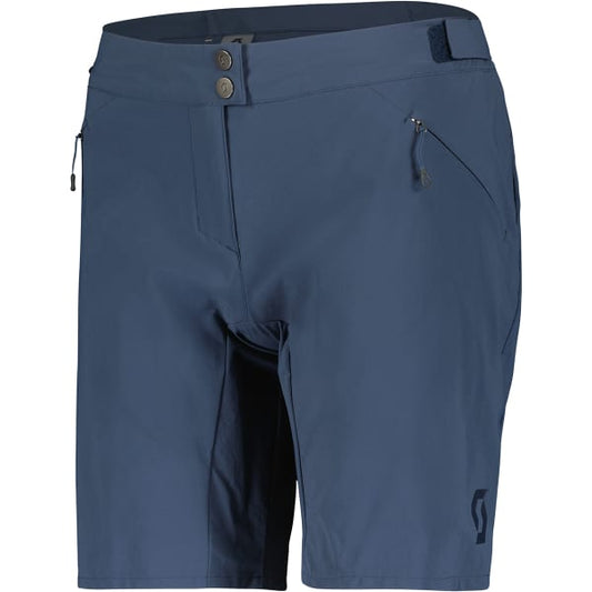  SCOTT SHORTS W'S ENDURANCE LS/FIT W/PAD METAL BLUE 23