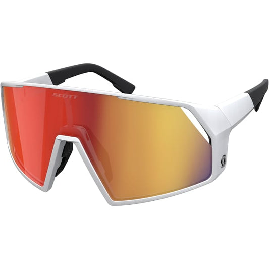  SCOTT PRO SHIELD WHITE MATT/RED CHROME 23