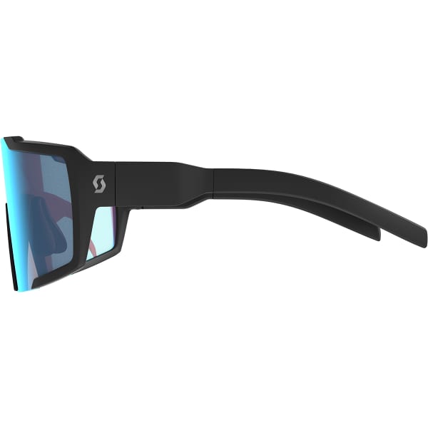  SCOTT SHIELD BLACK MATT/BLUE CHROME ENHANCER 23