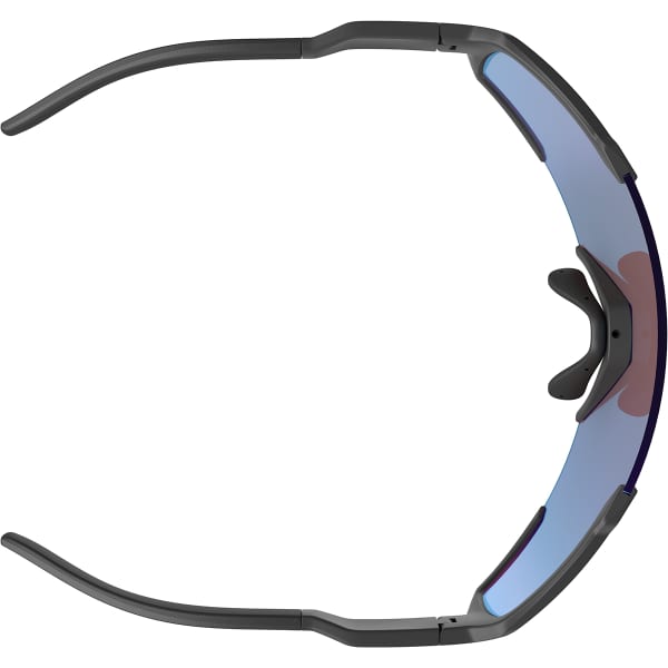  SCOTT SHIELD BLACK MATT/BLUE CHROME ENHANCER 23